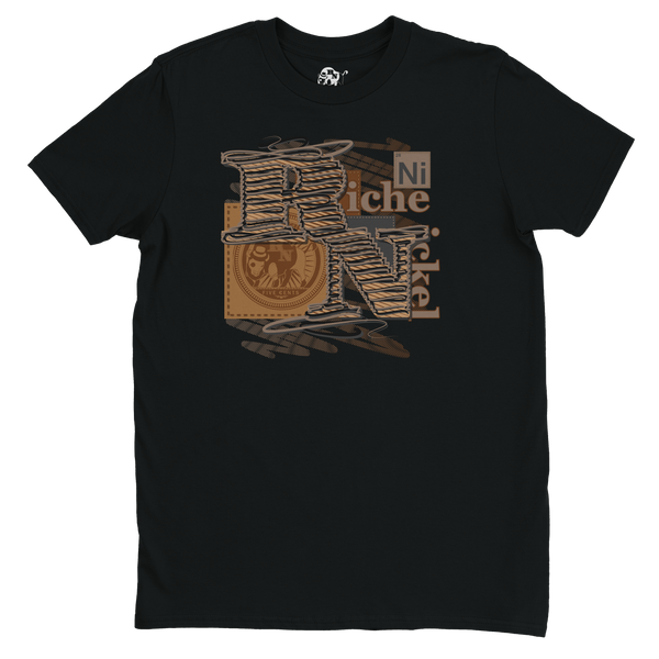 Threaded Nickel-Chocolate Tee