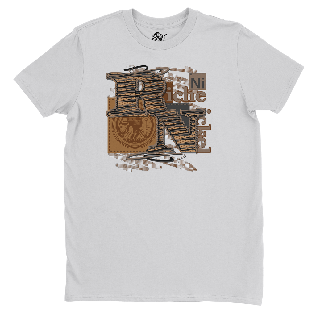 Threaded Nickel-Chocolate Tee