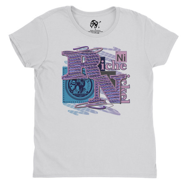 Threaded Nickel-Ice Cream Women's Tee