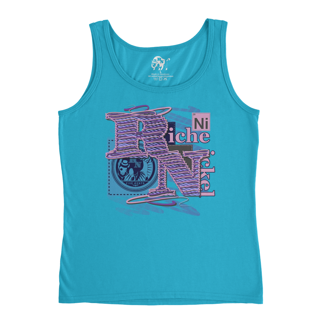 Threaded Nickel-Ice Cream Women's Tank-top
