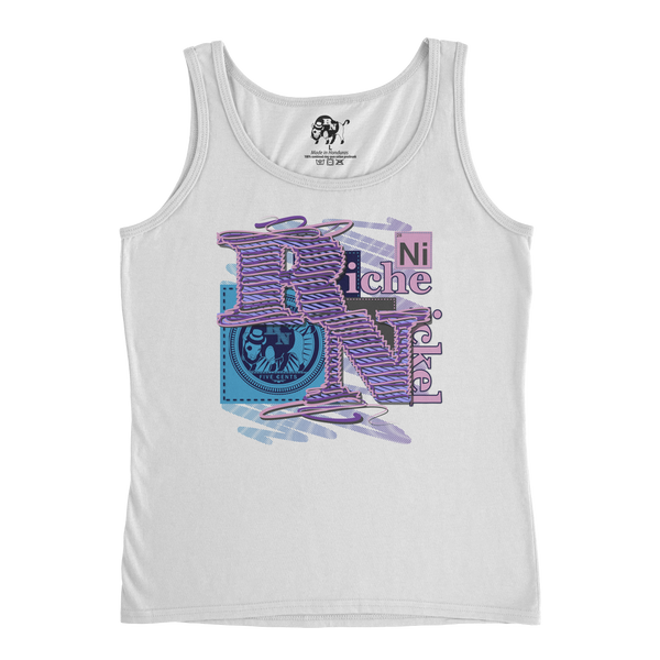 Threaded Nickel-Ice Cream Women's Tank-top