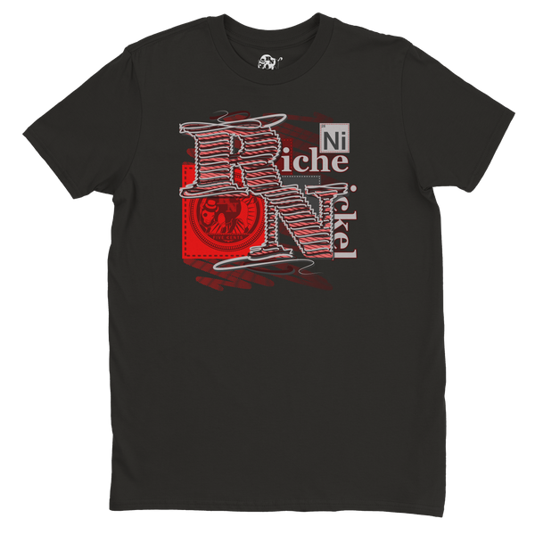 Threaded Nickel-Red Velvet Tee