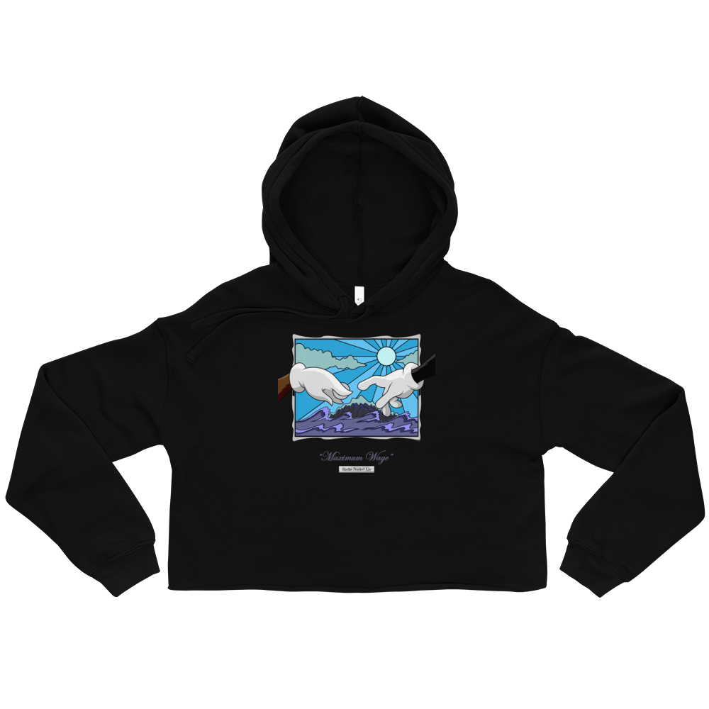 Riche Wage Crop Hoodie