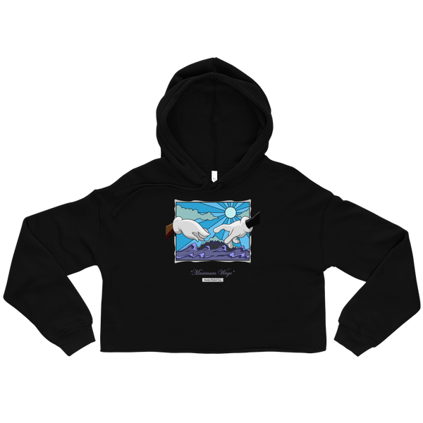 Riche Wage Crop Hoodie