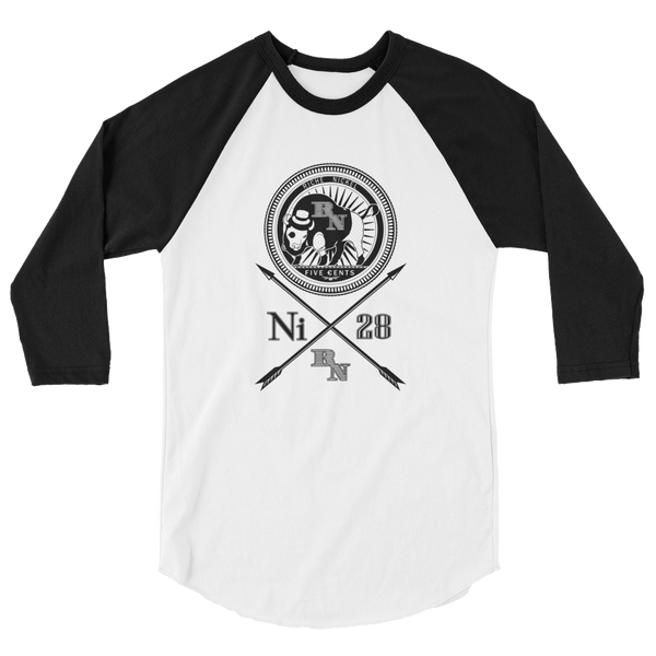 Crossed Nickel Raglan Tee