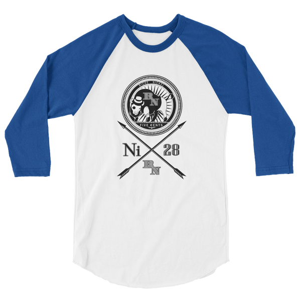 Crossed Nickel Raglan Tee