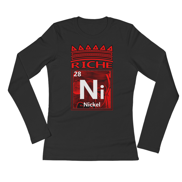 Women's Crown-Red Pop Long Sleeve Tee