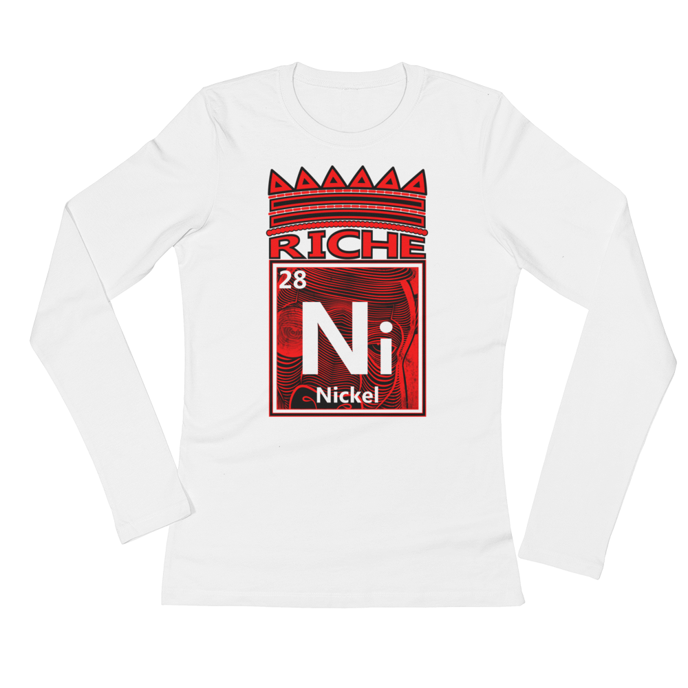 Women's Crown-Red Pop Long Sleeve Tee