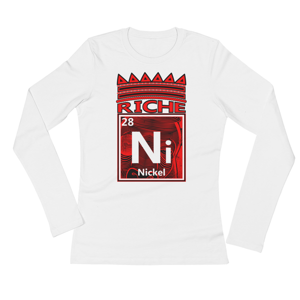 Women's Crown-Red Pop Long Sleeve Tee
